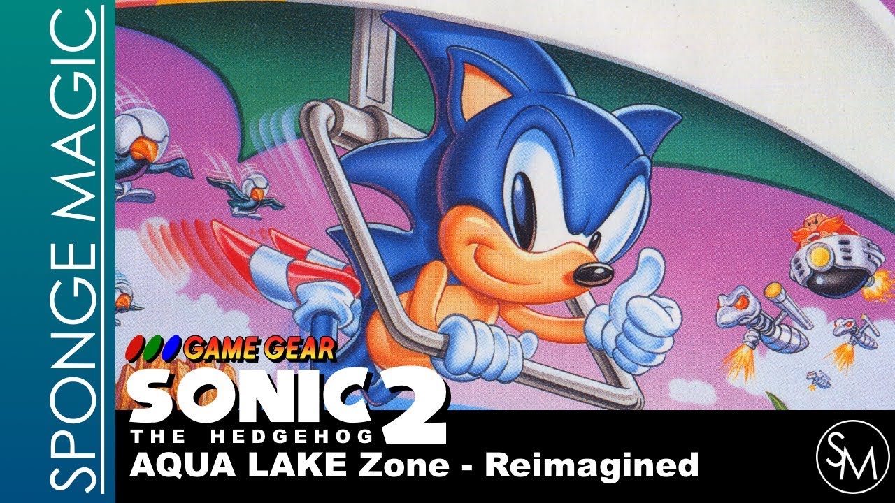 Game Gear Sonic the Hedgehog 2 Aqua Lake Zone Reimagined YouTube