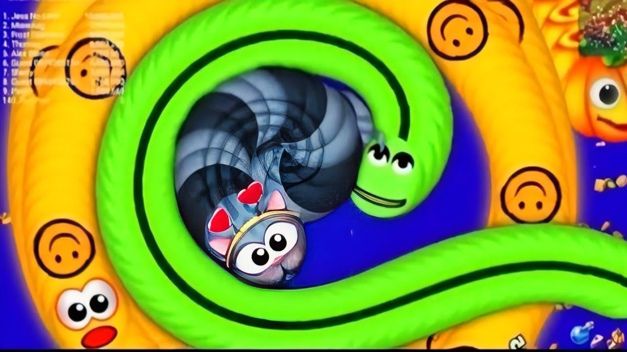 Biggest Snake in Worms Zone 😱 | Snake World Record Gameplay | Epic Slither.io Moments 🎯Raaz gaming