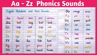 Phonics Sounds A To Z | Phonics | Phonics Sounds Of Alphabets | How To Read  Words | Eng Teach - Youtube