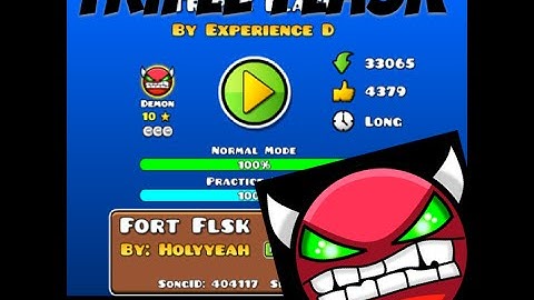 Triple Flask By: Experience D complete! (Very easy demon) - 3 coins
