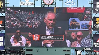 San Francisco Giants 2026 Wall of Fame Ceremony Bruce Bochy, Mark Gardner, Tim Flannery, & Ron Wotus