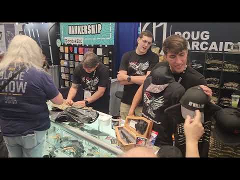Doug Marcaida booth at Blade Show Atlanta 2025