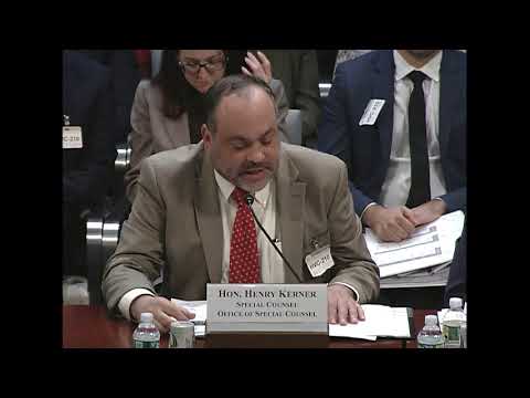 2019-07-23 Subcommittee on O&I Hearing Continuation: Learning from Whistleblowers at VA