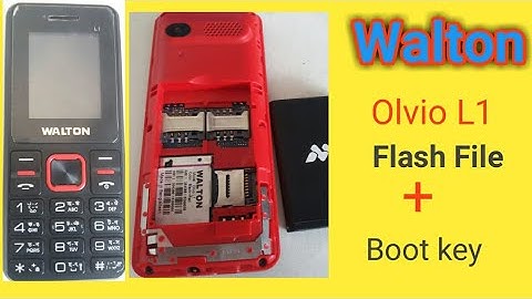 Walton olvio L1 sc6531e flash file