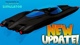 NEW Ghost Lamboat 'UPDATE 10'! Fishing Simulator Roblox