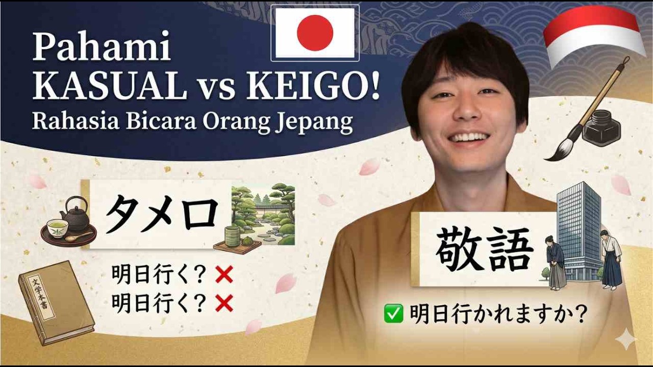 Ternyata Gini Bedanya KASUAL & KEIGO! Rahasia Ngomong Kayak Orang Jepang