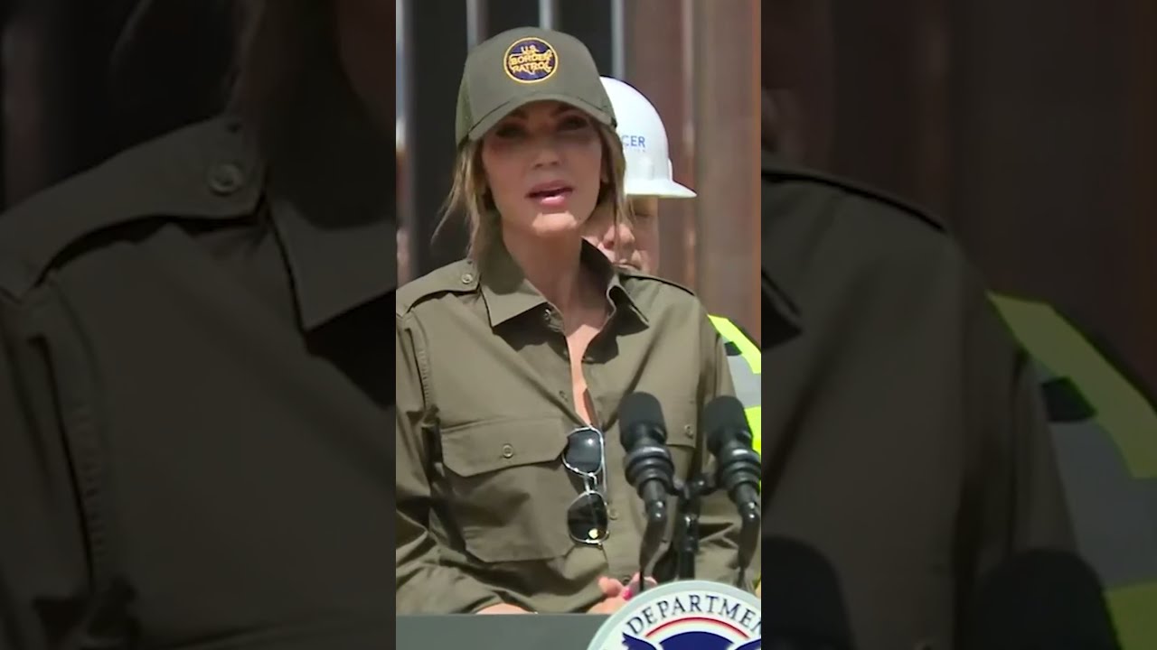 Secretary Noem Discusses Border Crossing Statistics