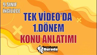 9.Sinif İngi̇li̇zce Tek Videoda 1.Dönem Konu Anlatımı