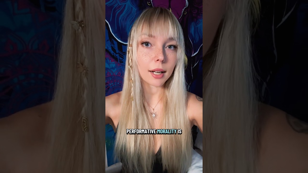 Performative morality