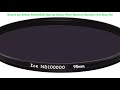Ice 95mm Nd100000 Optical Glass Filter Neutral Density 16.5 Stop Nd 100000 95