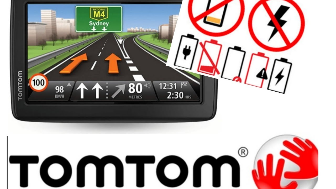 Tomtom via live 4ej41 broken battery repair replacement YouTube