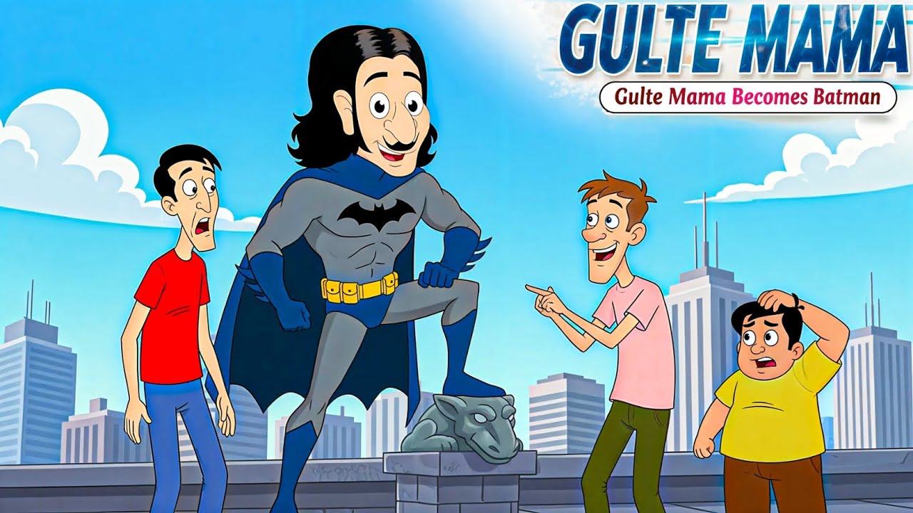 ব্যাটম্যান অবতারে গুল্টে মামা | Gulte Mama in Batman Avatarr | Golpo Chowkh
