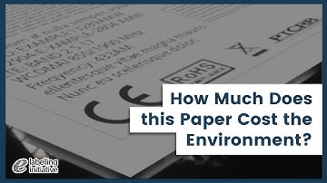How can e-labelling help reduce waste?