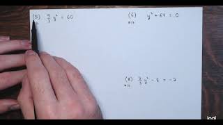 Solve Quadratic Equations of the Form ax^2 = k Using the Square Root Property
