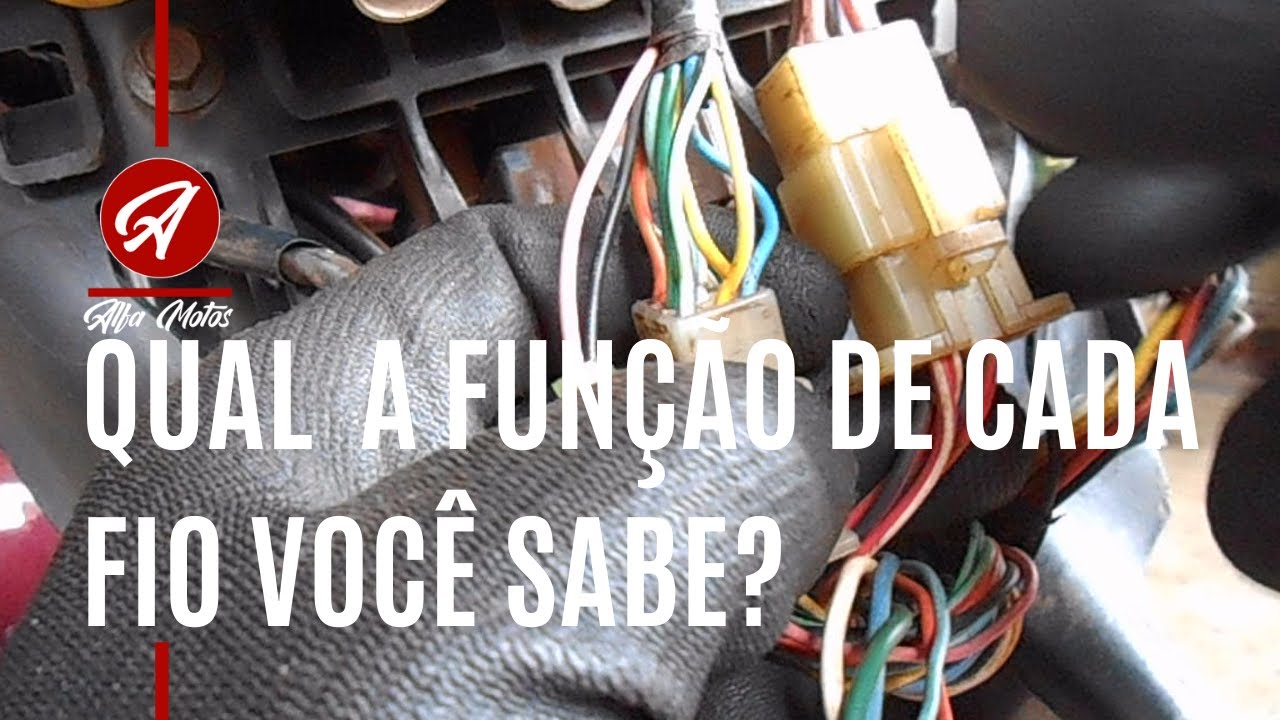 FUNÇÃO DE CADA FIO DENTRO DO FAROL TITAN150