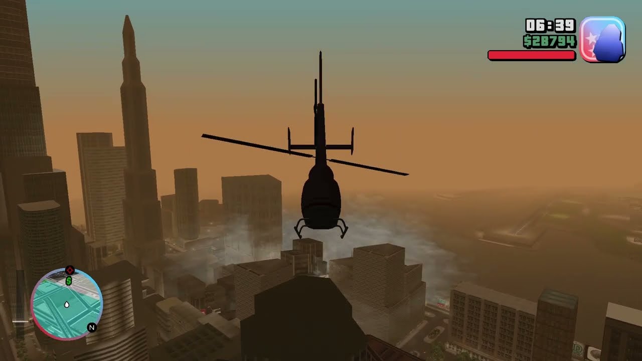 Toni Cipriani flies from Liberty City to Los Santos to kill Cj