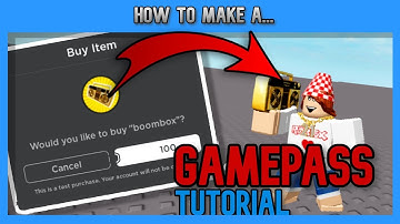 How to Make a Gamepass on Roblox | Roblox Studio Scripting Tutorial