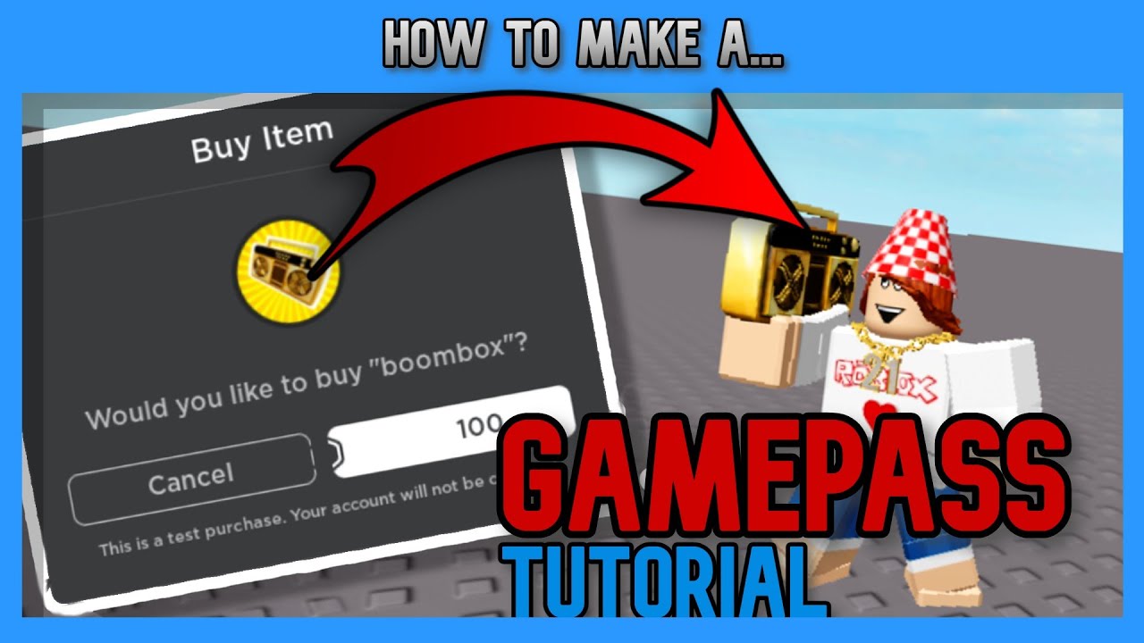 How to script a Tool Gamepass  Roblox Studio Tutorial 