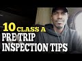 10 Quick and Simple Class A CDL Pre Trip Inspection Tips!