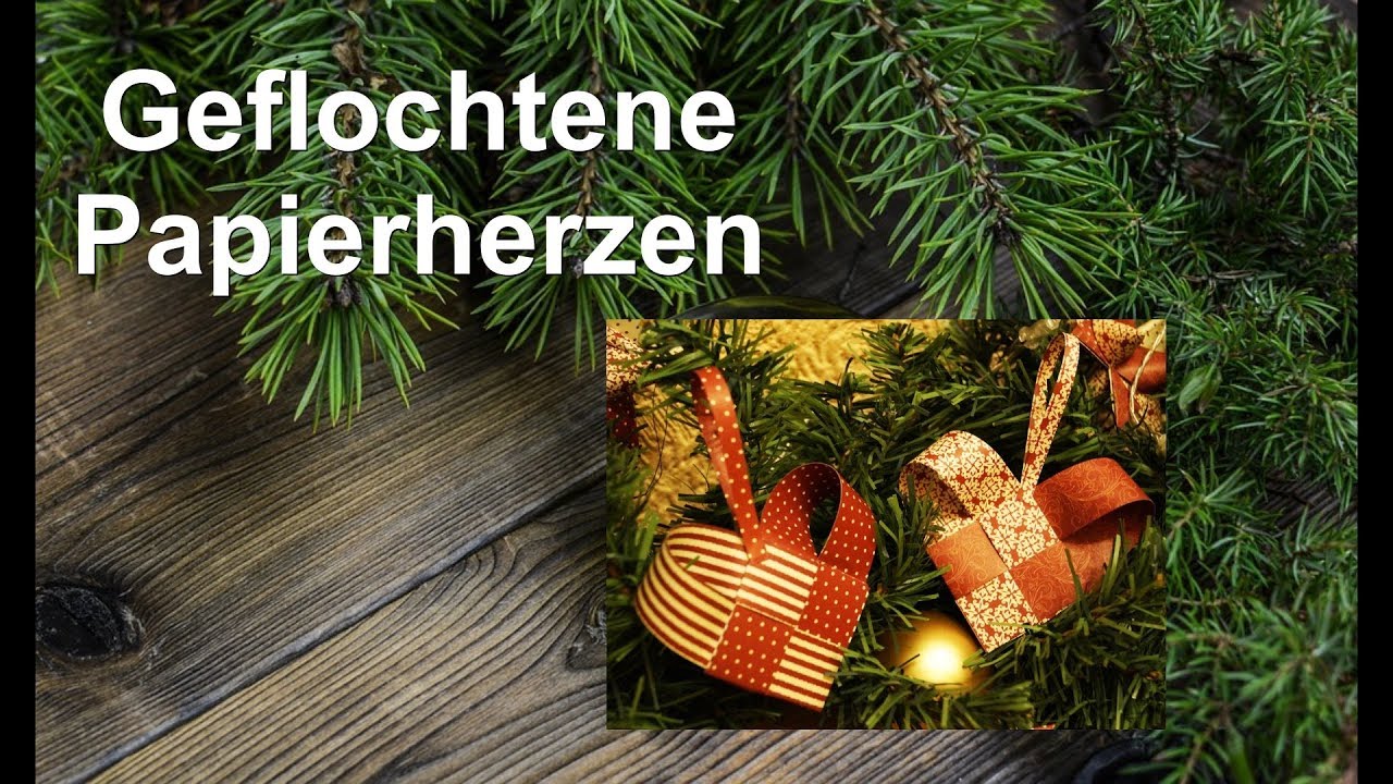 Geflochtene Herzen aus Papier/RuhvonG