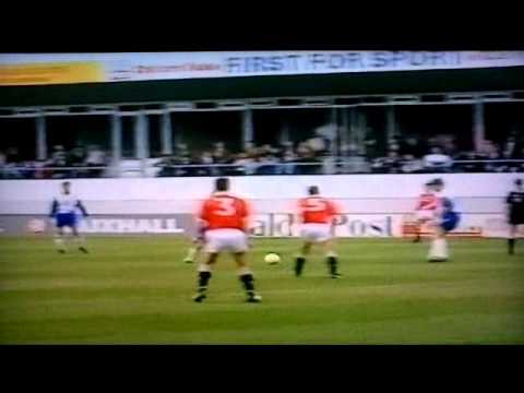 Luton Town 1-1 Manchester Utd Lge Harford Short Hlights 18th Apr 1992