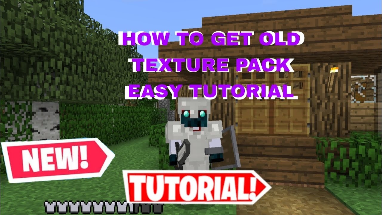 Super easy tutorial on how to get old texture pack or your phone! 
