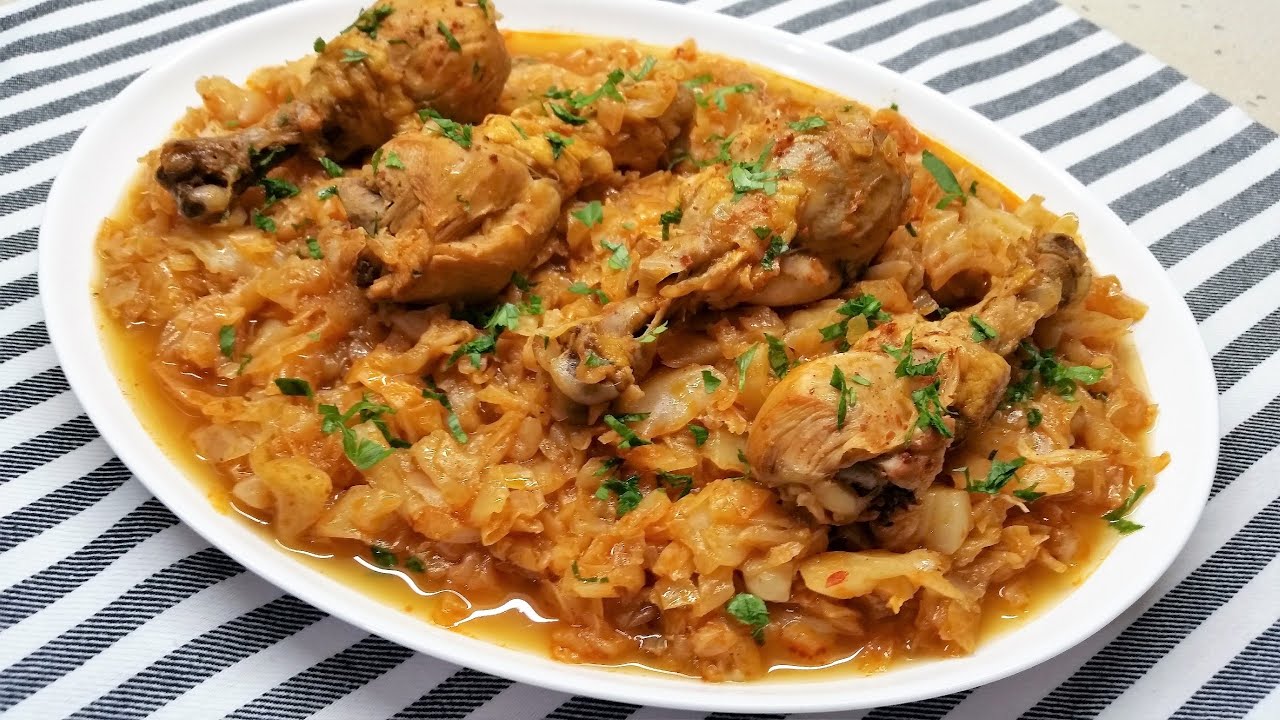 Lahanayı Sevdiren Nefis Lezzet 😉 Tavuklu Kapuska Yemeği / Kapuska Yemeği