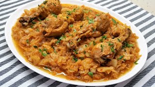 Lahanayı Sevdiren Nefis Lezzet Tavuklu Kapuska Yemeği Kapuska Yemeği