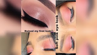 Soft pink eye|| ruined my look|| OOTD||GRWM screenshot 3