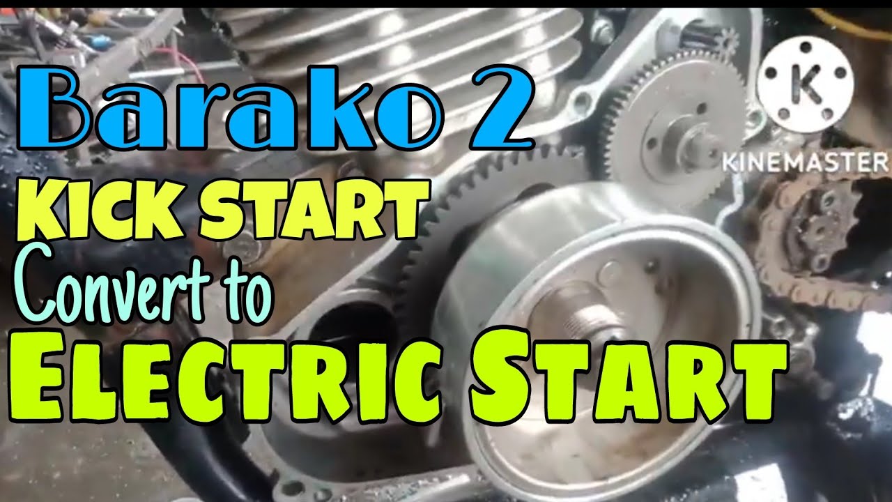 Kawasaki Barako 2 kick start, convert to Electric Start pero ayaw