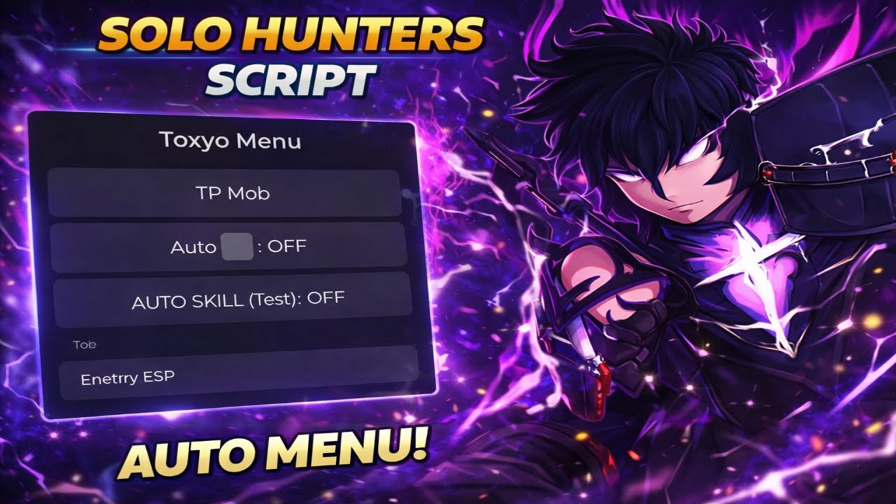Solo Hunters script – (Auto Kill, Auto Skill)