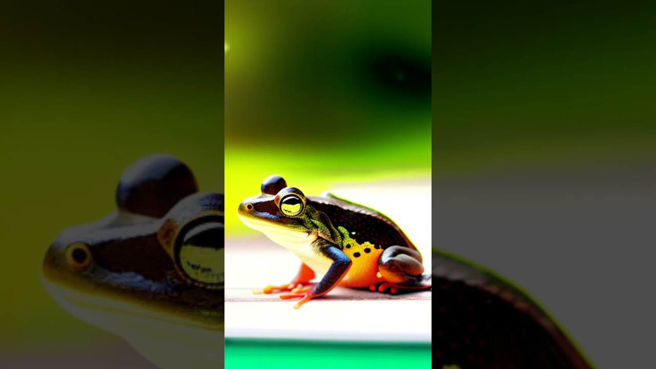 "Amazing Skin-Breathing Frogs: Jumping up to 20 Times their Body Length!"
