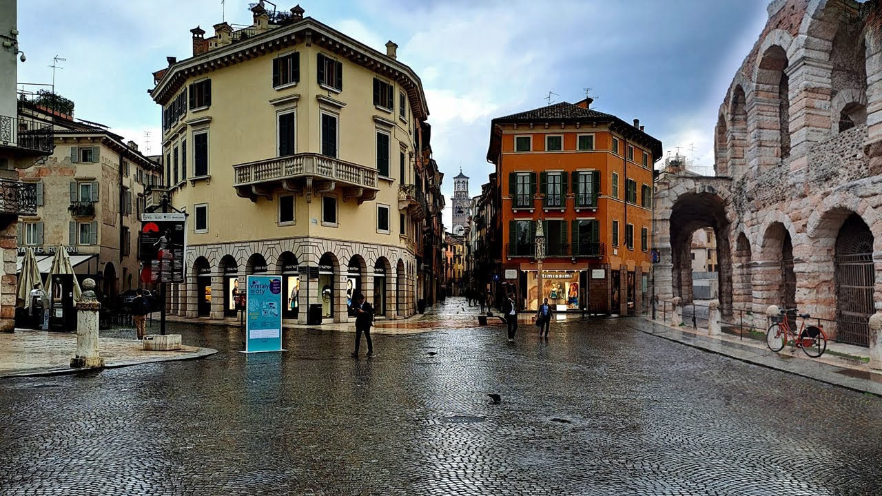 4K Walk from Porta Nuova to Città Antica in Verona and return only for 60 min.