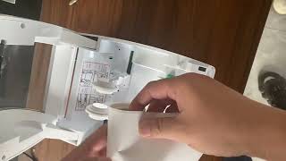 How Do Install Roll Paper On The Beeprt By-290Bt Printer?