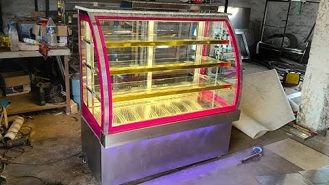 2023 new model sweet counter . cake and Misty showcase. 📞8101520305#counter #display #মিষ্টি আলমারি