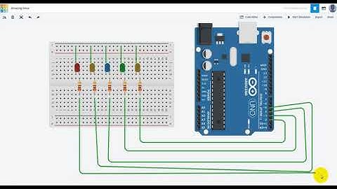 5 ARDUINO Chenillard de Led 2019 ELECTRONIQPLUS