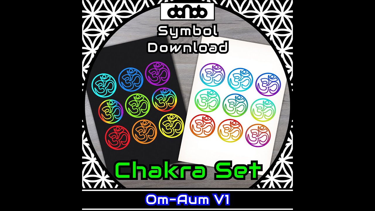 [601x010] Om-Aum V1 Chakra Set [2D-Download] | donob