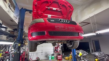 Project Audi TT first look Under Car Inspection mk1 225hp turbo quattro stick shift coupe