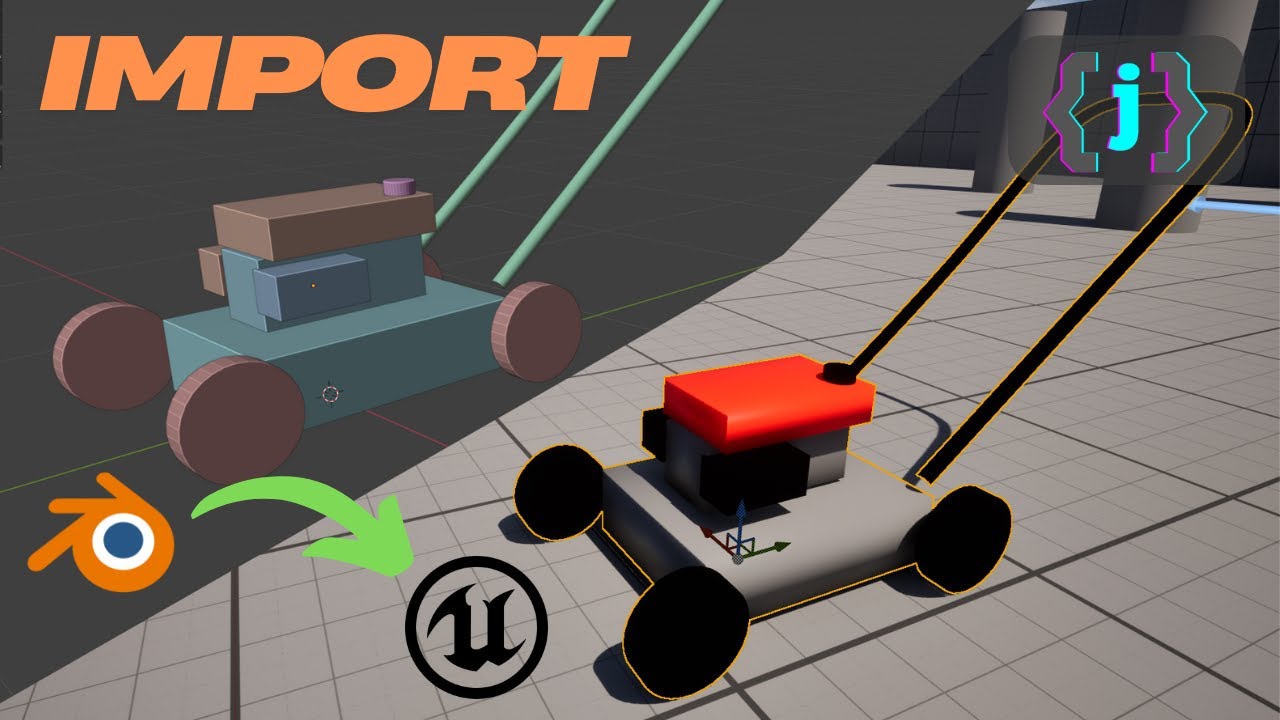 Part 2. Import Model from Blender to Unreal Engine - YouTube