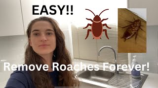 The Easy Way To Remove Roaches Forever