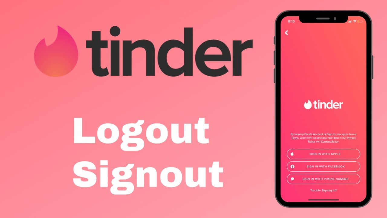 How to logout of tinder on laptop