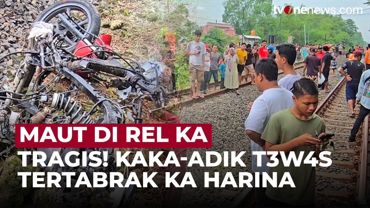 Kecelakaan Maut di Lamongan: Dua Perempuan T3w4s Tertabrak KA Harina | OneNews Update