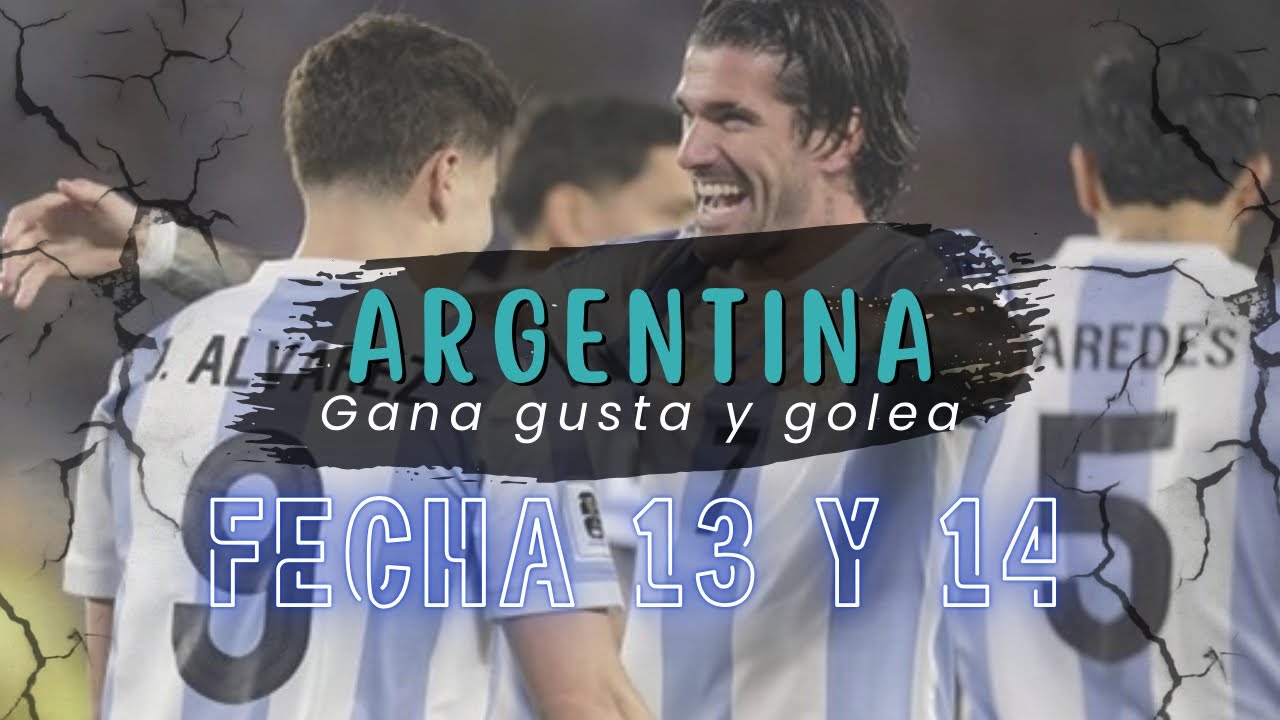 ARGENTINA gana frente a URUGUAY y BRASIL | Eliminatorias sudamericanas 2025 Fecha 13 y 14