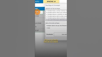 Como Destacar Linhas no Excel Rapidamente | #shorts