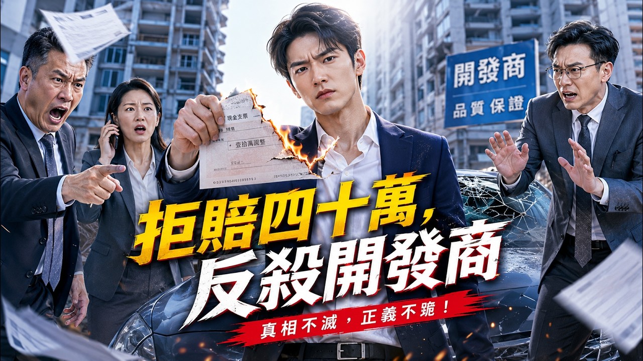 🔥驚！開發商砸了豪車想讓我當替罪羊？甚至塞我10萬逼我認罪！老子反手撕碎支票，直接把這場驚天陰謀送上熱搜！#爽文