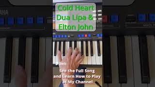 Cold Heart (Dua Lipa & Elton John) played live #shorts