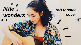 Video thumbnail of "little wonders (acoustic cover in a bathroom)"