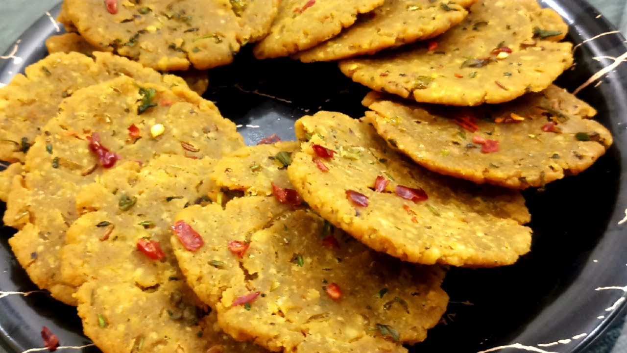 Poha Besan Mathri | Poha Besan Mathri Recipe - YouTube