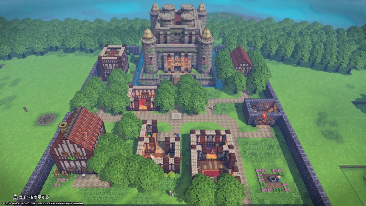 ドラクエビルダーズ2 思い出のアリアハンを再現してみた Youtube