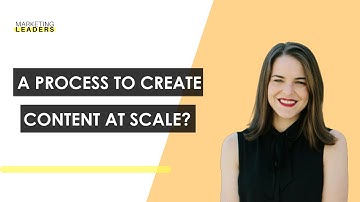 Creating Quality Content at Scale: Organic Process